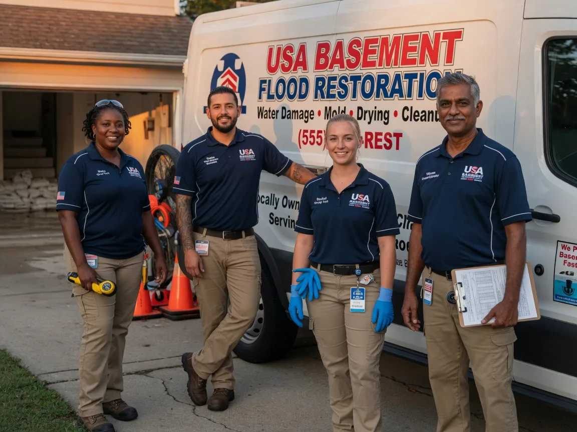 Basement Flood Cleanup company in Russell, IL